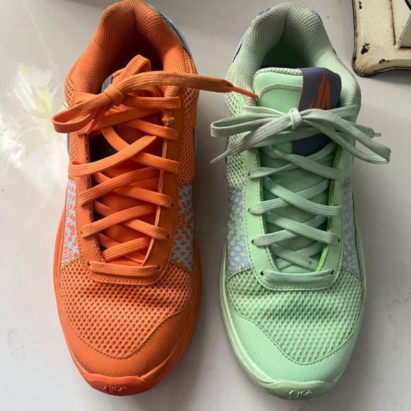 Nike Ja 1 Day Mismatched Green and Orange Bright Mandarin Morant 2023 - Picture 2 of 8